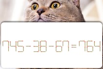 【マッチ棒パズル】頭の体操「745－38－67＝764」マッチ1本動かして正解を導きましょう！【毎日脳トレ】