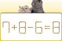 【マッチ棒パズル】3秒で解ける？「7＋8－6＝8」マッチ棒王を目指そう！【毎日脳トレ】
