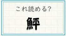 【毎日脳トレ】難読漢字に挑戦！「鮃」この漢字、なんと読む？