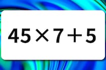 【算数クイズ】計算してみよう！「45×7＋5」何秒で解けるかな？【毎日脳トレ】