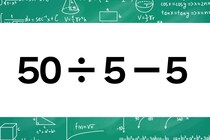 計算問題で脳トレ！「50÷5－5」の答えは？【毎日脳トレ】【クイズ】