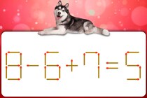 マッチ棒クイズ！「8-6+7=5」正しい式にできる？【毎日脳トレ】【クイズ】