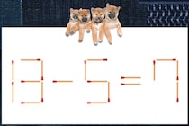1本だけ動かして正しい式にしてね！「13-5=7」マッチ棒クイズに挑戦！【毎日脳トレ】【クイズ】
