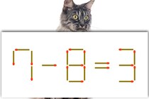 【マッチ棒パズル】脳トレ！「7－8=3」正しい式にできるかな？【毎日脳トレ】