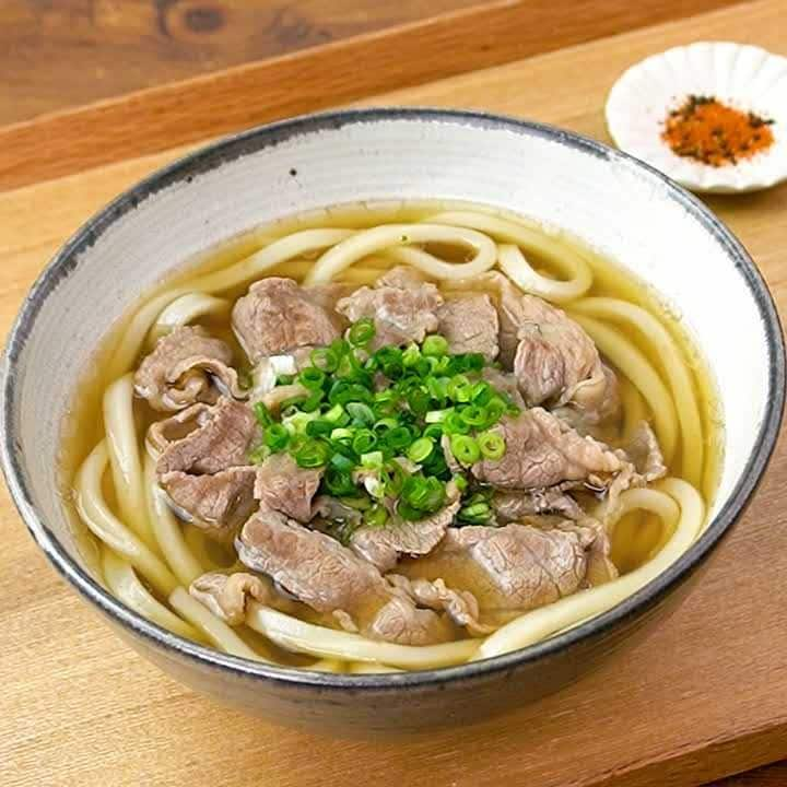 関西の味♪肉吸い風うどん