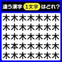 【間違い探し】違う1文字を5秒で探そう♪【毎日脳トレ】