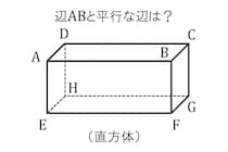 【毎日脳トレ】直方体の平行な辺はどれかわかる？