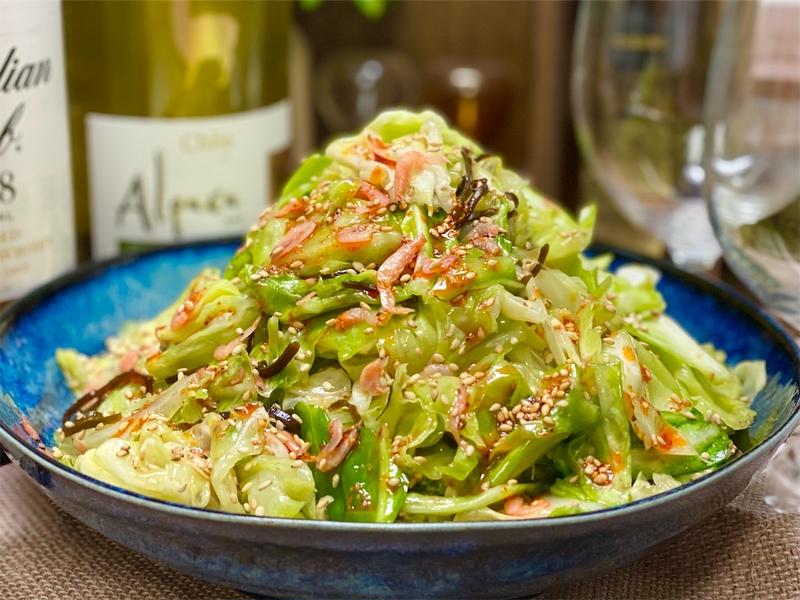 やわらかいから子どもも食べやすい！「春キャベツ×塩昆布」の簡単副菜