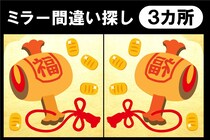 3カ所の違いを探そう♪間違い探しで脳トレ！【毎日脳トレ】【クイズ】