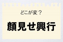 【毎日脳トレ】＜顔見せ興行＞　間違っているのはどこ？