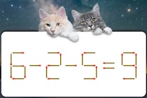 【マッチ棒パズル】どこが変？「6－2－5＝9」【毎日脳トレ】