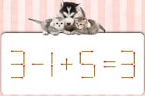 マッチ棒クイズ！「3-1+5=3」正しい式にできる？【毎日脳トレ】【クイズ】