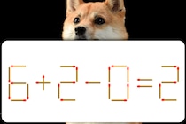 マッチ棒クイズに挑戦「6+2-0=2」正しい式にできるかな？【毎日脳トレ】【クイズ】
