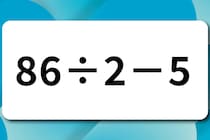 算数クイズ「86÷2－5」何秒で解けるかな？【毎日脳トレ】