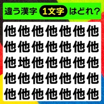 何秒で見つけられる？漢字間違い探しに挑戦【毎日脳トレ】【クイズ】
