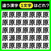 【間違い探し】違うのど～れだ？【毎日脳トレ】