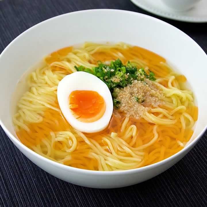 えびオイルから作る！コク旨えび塩ラーメン