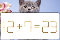 【マッチ棒パズル】簡単に見えるけど難しい！「12＋7=23」どこを動かす？【毎日脳トレ】
