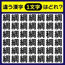 【間違い探し】違う文字はど～れだ！3秒以内に探してみよう！【毎日脳トレ】