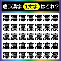 漢字間違い探しチャレンジ！どこがおかしい？【毎日脳トレ】【クイズ】