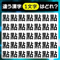 集中して探してみて！漢字間違い探しで脳トレに挑戦！【毎日脳トレ】【クイズ】