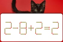 【マッチ棒パズル】正しい式にしよう！「2－8＋2＝2」【毎日脳トレ】