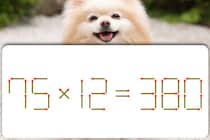【マッチ棒パズル】どこを動かす？「75×12＝380」この式を正しくしてみよう！【毎日脳トレ】