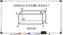 【毎日脳トレ】直方体でねじれ関係はどれかわかる？