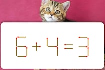 【マッチ棒パズル】アハ体験♪「6＋4＝3」マッチ棒1本を動かして式を完成させましょう【毎日脳トレ】
