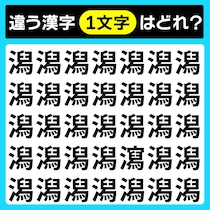 【間違い探し】よ～く見て探そう！どれが違う文字かな？【毎日脳トレ】