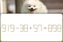 【マッチ棒パズル】解けたらすごい！「919－38＋57＝898」この式を直しましょう【毎日脳トレ】