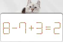 【マッチ棒パズル】ひらめいたら爽快！「8－7＋3=2」脳トレに挑戦【毎日脳トレ】