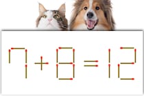 マッチ棒クイズで脳トレ！「7+8=12」この問題10秒で解ける？【毎日脳トレ】