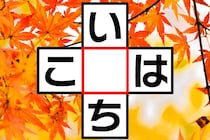 共通する1字はなに？「い○ち」「こ○は」ひらがなクロスワードに挑戦！【毎日脳トレ】【クイズ】