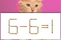 【マッチ棒パズル】正しい式にできるかな？「6－6＝1」【毎日脳トレ】