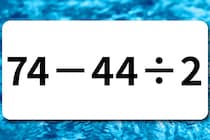 算数クイズで脳トレ！「74－44÷2」何秒で解けるかな？【毎日脳トレ】