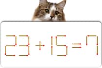 脳のマッサージ！「23＋15＝7」マッチ1本動かして正解を導きましょう！【毎日脳トレ】【クイズ】