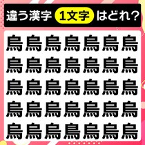 似ているけど違うよ！間違い探しで脳トレに挑戦！【毎日脳トレ】【クイズ】
