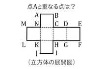 【毎日脳トレ】展開図を組み立てると……？（中1レベル）