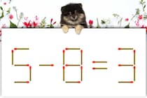 ひらめいたら爽快！「5-8=3」マッチ棒クイズで脳トレ！【毎日脳トレ】【クイズ】