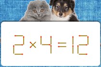 【マッチ棒パズル】「2×4＝12」動かしていいのは1本のみ【毎日脳トレ】