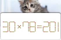 【マッチ棒パズル】どの1本を動かす？「30×78＝201」5秒で正しい式にしよう【毎日脳トレ】