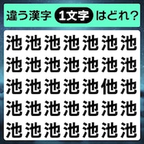 どこにあるかな？たったひとつの違う漢字！【毎日脳トレ】【クイズ】
