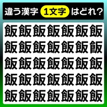【間違い探し】違う文字を探そう！【毎日脳トレ】