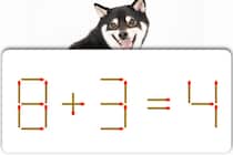1本だけしか動かせません！「8＋3＝4」マッチ棒クイズで楽しく脳トレ♪【毎日脳トレ】【クイズ】