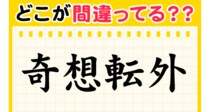 「ミスってる一字を探してみよう！」四字熟語間違い探しクイズに挑戦！【毎日脳トレ】【クイズ】