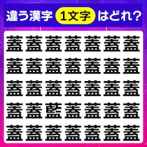 制限時間は10秒！漢字間違い探しで脳トレ♪【毎日脳トレ】【クイズ】
