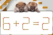 ベストタイムでマッチ棒クイズマスター！「6＋2＝2」何秒で解けるかな？【毎日脳トレ】【クイズ】