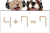 マッチ棒クイズ♪「4+7=7」制限時間は10秒！【毎日脳トレ】