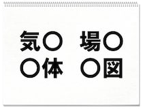 【毎日脳トレ】○に入る共通する漢字は何？（小2レベル）